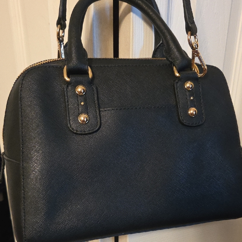 Michael Kors Black Saffiano Leather Satchel Excellent Condition - Picture 3 of 9